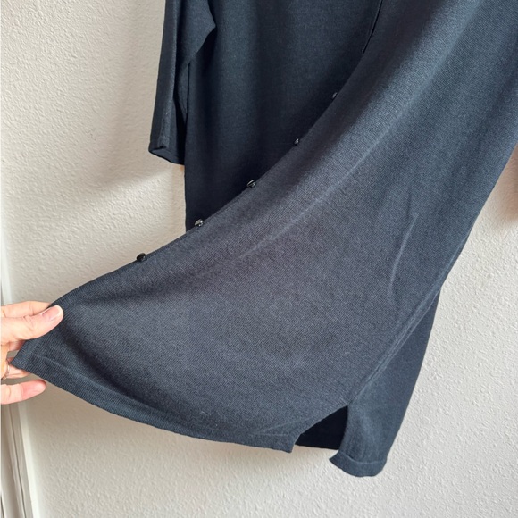 J JILL Cotton & Linen Button Front Cardigan - Picture 7 of 9